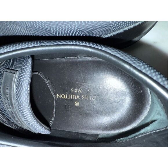 Louis Vuitton damier graphite sneakers offshore size 8 - Picture 5 of 15